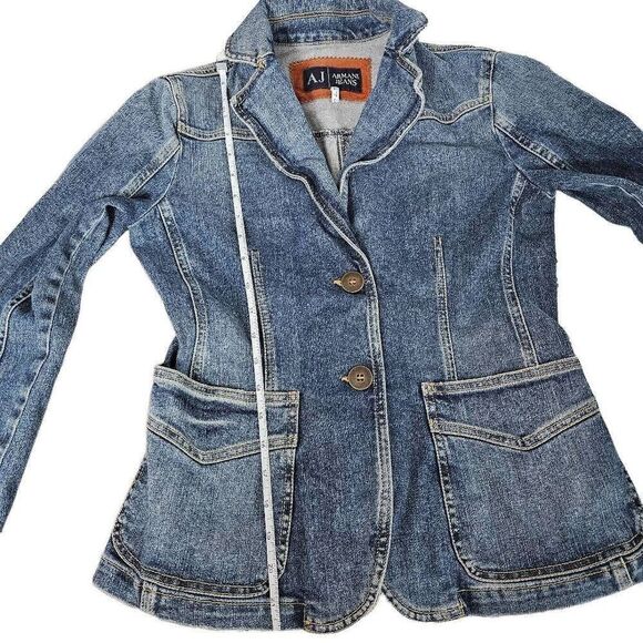 Armani Jeans Denim Jacket - Picture 9 of 11